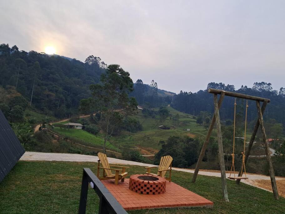 Chale Sol Nascente Villa Aguas Mornas ภายนอก รูปภาพ