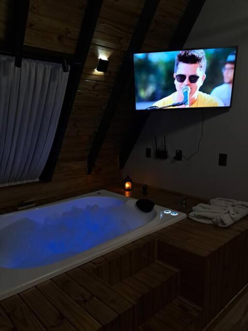 Chale Sol Nascente Villa Aguas Mornas ภายนอก รูปภาพ