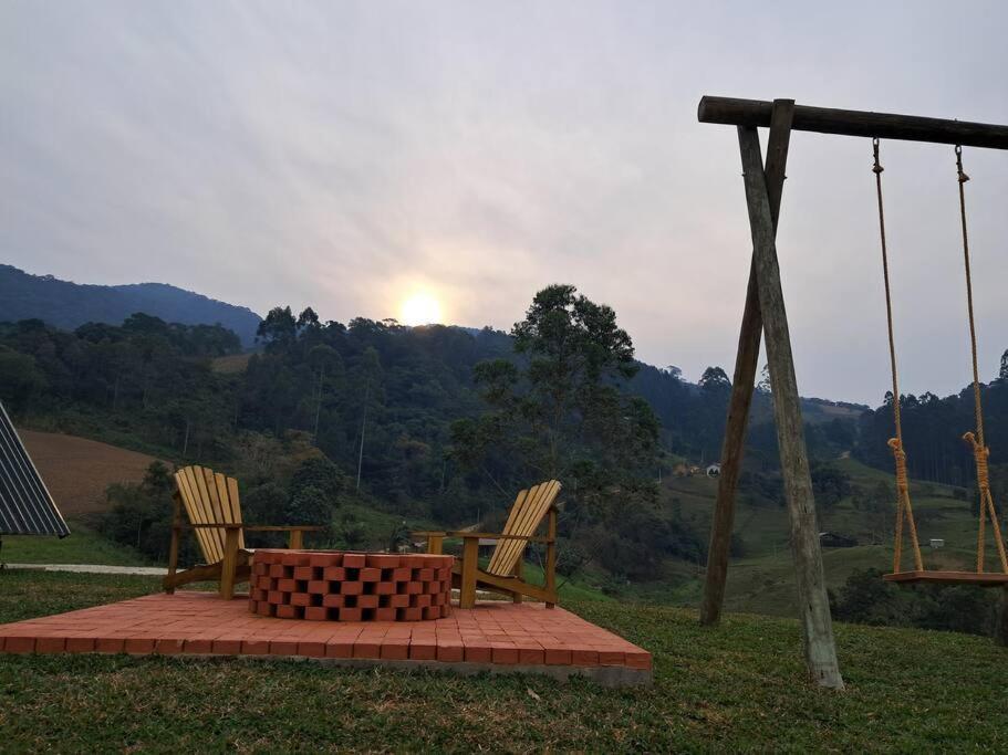 Chale Sol Nascente Villa Aguas Mornas ภายนอก รูปภาพ